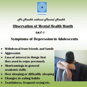 Symptoms of Depression in Adolescents