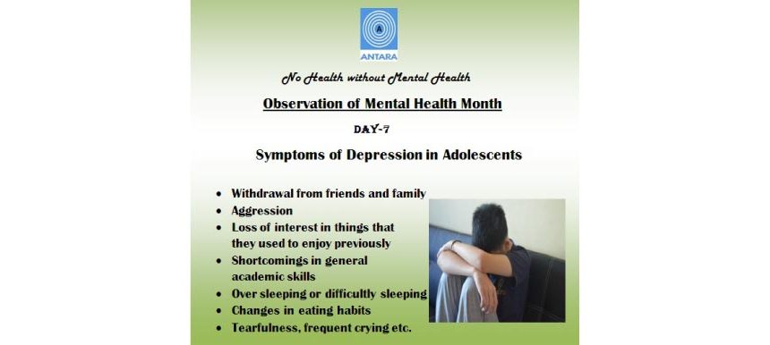 Symptoms of Depression in Adolescents