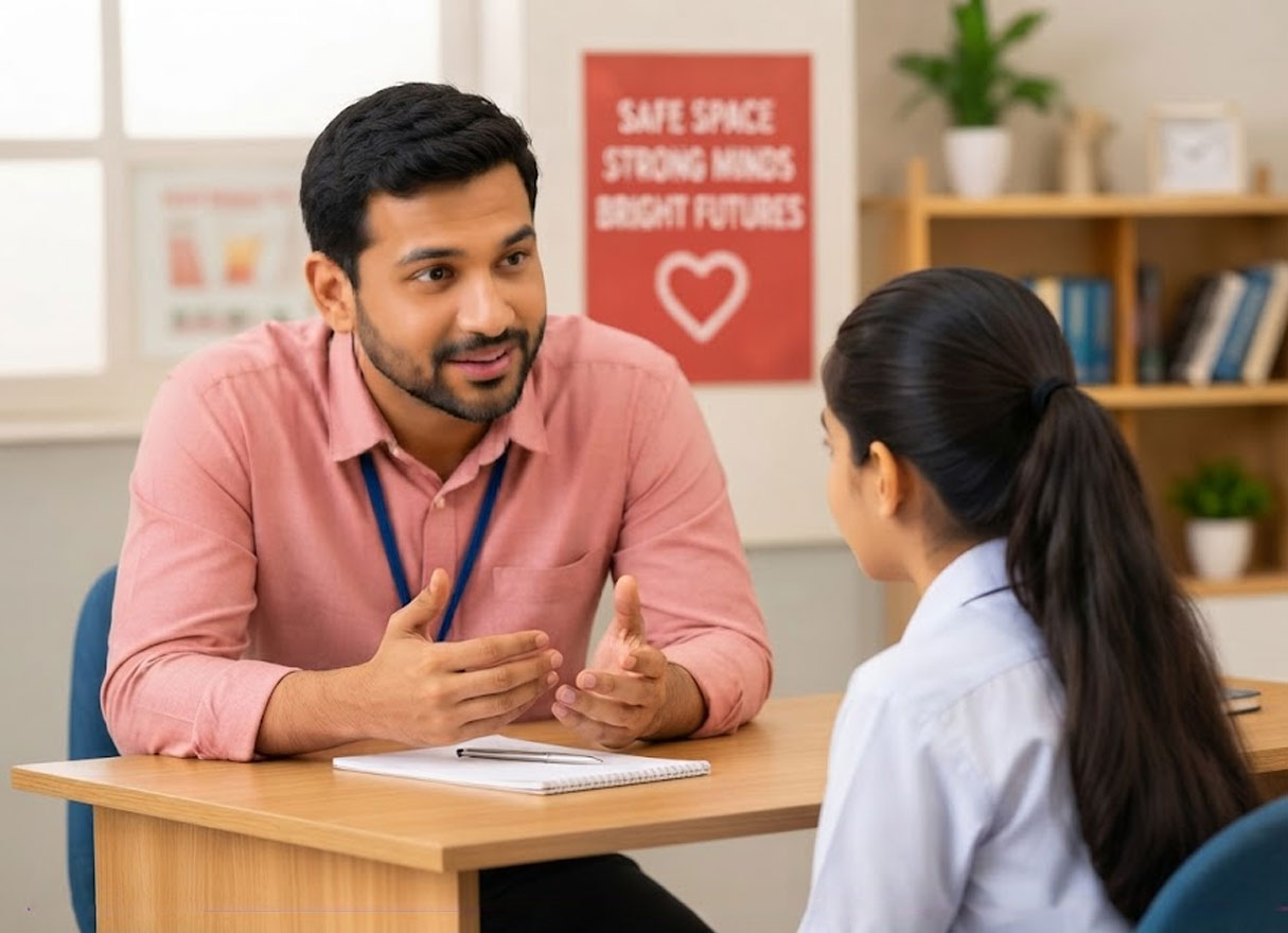 Caregiver assisting elderly person